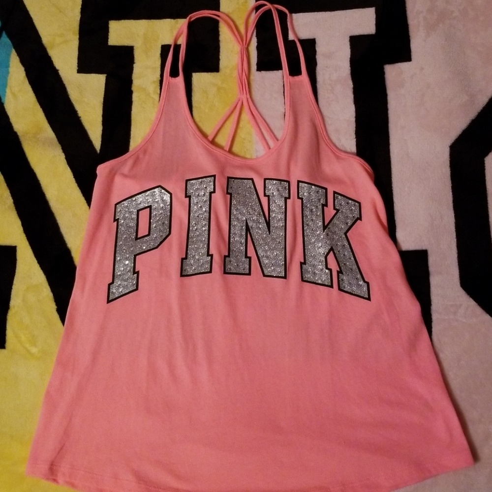 VS PINK strappy tank top